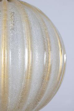  Barovier Toso Pair of Rare Murano Glass and Brass Pendants by Barovier Toso 1970 - 3680206