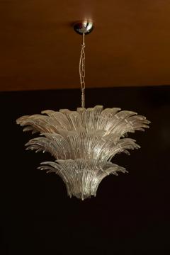  Barovier Toso Palmette Murano Glass Chandelier of Flush Mount in the Manner of Barovier Toso - 1101176