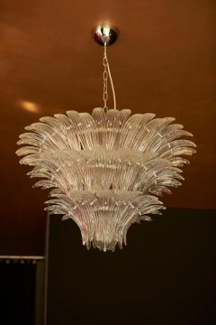  Barovier Toso Palmette Murano Glass Chandelier of Flush Mount in the Manner of Barovier Toso - 1101182