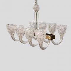  Barovier Toso ROSTRATO MURANO GLASS CHANDELIER BY BAROVIER AND TOSO - 3164412