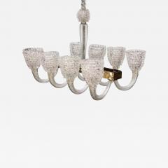  Barovier Toso ROSTRATO MURANO GLASS CHANDELIER BY BAROVIER AND TOSO - 3167528