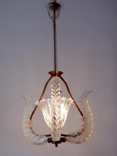  Barovier Toso Rare Mid Century Modern Chandelier or Pendant Lamp Putti by Barovier Toso - 2624431