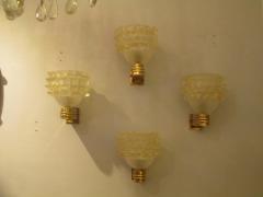  Barovier Toso Set of Four Barovier Toso Sconces - 347043