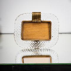  Barovier Toso Set of Three Murano Glass Table Frames by Barovier Toso Italy Mid 20th C - 4686839