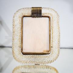  Barovier Toso Set of Three Murano Glass Table Frames by Barovier Toso Italy Mid 20th C - 4686843