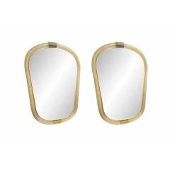  Barovier Toso Venetian Torciglione Torchon Murano Glass Wall Mirror in Barovier Style - 4493028