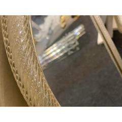  Barovier Toso Venetian Torciglione Torchon Murano Glass Wall Mirror in Barovier Style - 4493031
