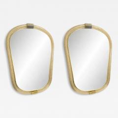  Barovier Toso Venetian Torciglione Torchon Murano Glass Wall Mirror in Barovier Style - 4493316