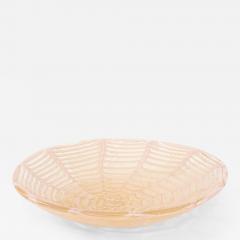  Barovier Toso Vintage Murano Barovier Graffito Glass Charger Bowl - 4386355