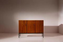  Barraja Palermo A teak and metal credenza made by Barraja Palermo Italy 1950s - 3615897
