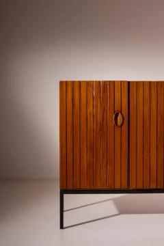  Barraja Palermo A teak and metal credenza made by Barraja Palermo Italy 1950s - 3615907