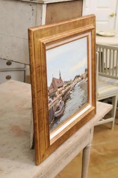  Barth l my Toguo French Framed Oil Painting Depicting the Harbor of Trouville Signed Barth l my - 3498359