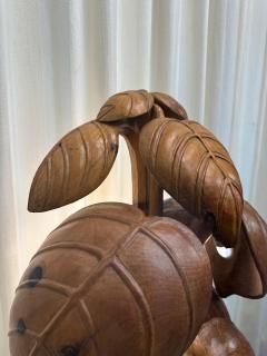  Bartolozzi Maioli Extraordinary Rhubarb Leaf Sculpture Lamp by Bartolozzi Maioli - 4641567