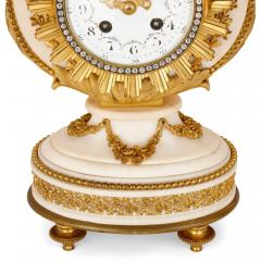  Barwise Sons Antique marble and gilt bronze clock and barometer set - 3215293