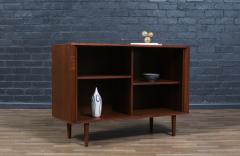  Barzilay Furniture Manufacturing Californian Modern Tambour Door Walnut Credenza by Barzilay - 4396048