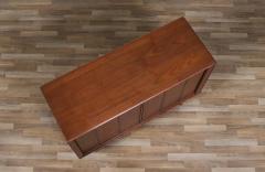  Barzilay Furniture Manufacturing Californian Modern Tambour Door Walnut Credenza by Barzilay - 4396049