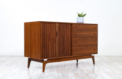  Barzilay Furniture Manufacturing Mid Century Tambour Door Credenza with Drawers by Barzilay - 2616293
