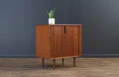 Barzilay Furniture Manufacturing Mid Century Tambour Door Walnut Cabinet by Barzilay - 3692945