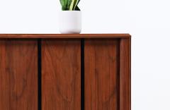  Barzilay Furniture Manufacturing Vintage Mid Century Modern Tambour Door Walnut Credenza by Barzilay - 3304178