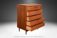  Bassett Furniture Mid Century Modern Highboy Dresser Bassett - 4301867