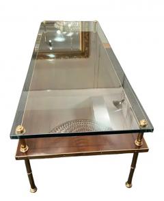  Beacon Hill Gilt bronze Walnut Glass Low table - 3147042