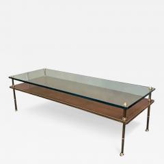  Beacon Hill Gilt bronze Walnut Glass Low table - 3150103