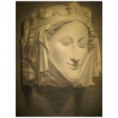  Beeldens New Objectivity Drawing Head of Gothic Woman by Beeldens - 4090282