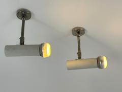  Beisl Leuchten Set of Two Minimalistic Ceiling Lamps Sconces or Spot Lights by Beisl 1970s - 4734861