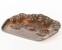  Beldray Beldray An Arts Crafts Copper Crumb Tray with Impressed Floral Decoration - 4187623