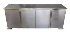  Belgo Chrome A Good Quality Belgian Brushed Chrome and Brass Sideboard by Belgo Chrome - 187855