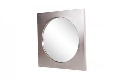  Belgo Chrome Belgo Chrom Mirror In Brushed Steel 1980s - 858080