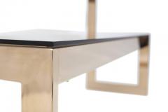  Belgo Chrome Gold Layered G Two Tier Console Table - 456198