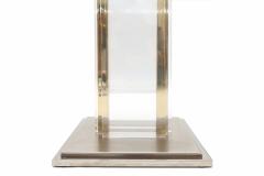  Belgo Chrome Nero Marble and Perspex Console - 265725