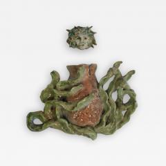  Bella Hunt DDC CALDERONE Raku wall sculpture - 1745908