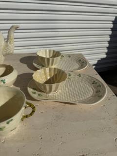  Belleek Vintage Belleek 19 piece Limpet Tea Set - 4415968