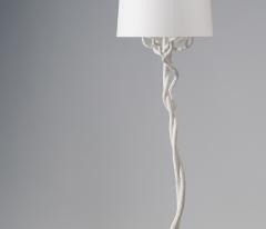  Benediko Fioli Sculptural Floor Lamp in White Plaster - 4406987