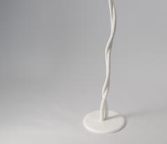  Benediko Fioli Sculptural Floor Lamp in White Plaster - 4406988