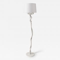  Benediko Fioli Sculptural Floor Lamp in White Plaster - 4412085