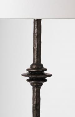  Benediko Mittis Sculptural Floor Lamp in Bronze Plaster - 4405932