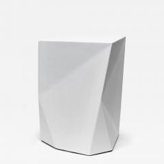  Benediko Ribbon Sculptural Side Table in Plaster Limited Edition - 3823838