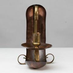  Benham Froud Benham Froud English Arts Crafts copper brass night light or candle holder - 4187629