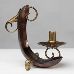  Benham Froud Benham Froud English Arts Crafts copper brass night light or candle holder - 4187632