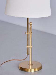  Bergboms Bergboms B 131 Height Adjustable Table Lamp in Brass Sweden 1950s - 3394663