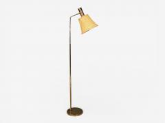  Bergboms Bergboms Swedish Modern Floor Lamp Brass Cane Sweden 1960s - 4521438