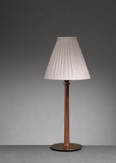  Bergboms Bergboms brass and wood table lamp - 3273930