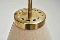  Bergboms Brass Floor Lamp with Adjustable Gooseneck for Bergboms Sweden 1940s - 3641419