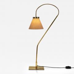  Bergboms Brass Floor Lamp with Adjustable Gooseneck for Bergboms Sweden 1940s - 3648525