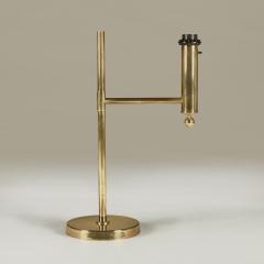  Bergboms Large Swedish 1970s Bergboms brass table lamp - 4359883