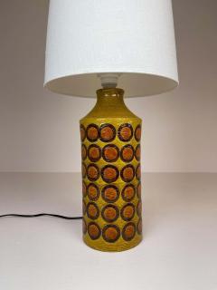  Bergboms Midcentury Ceramic Table Lamp Bergboms Bitossi Italy - 2320934