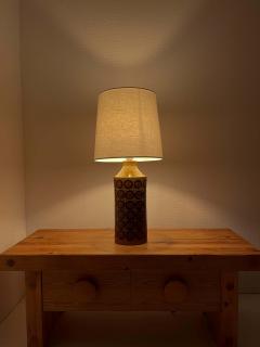  Bergboms Midcentury Ceramic Table Lamp Bergboms Bitossi Italy - 2320946
